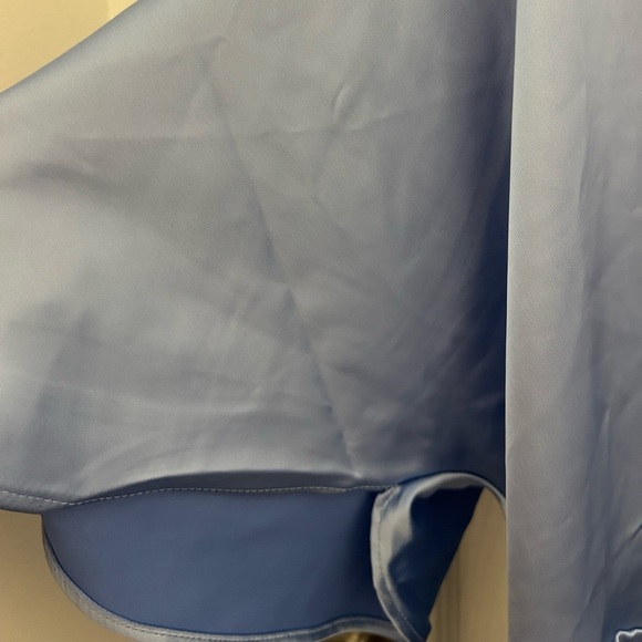 NWT H&M Blue Wrap Dress, Sz XL - Picture 5 of 8